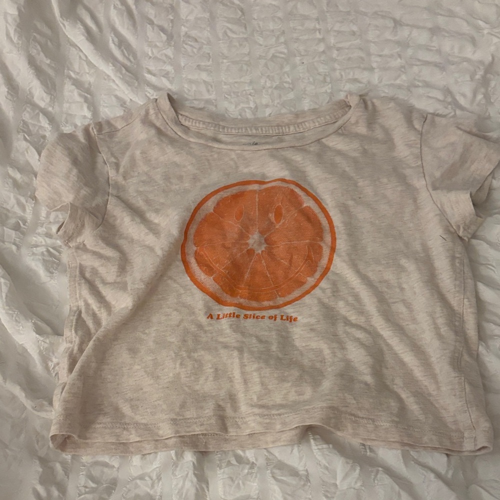 Orange aerie top